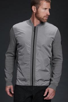 Ropa Canada Goose Hombre Outlet - WindBridge Suéteres Black Label Grises JH4813795